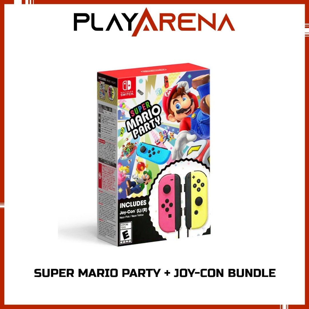 SUPER MARIO PARTY JOY CON BUNDLE Nintendo Switch Game Video Gaming Video Games Nintendo on Carousell