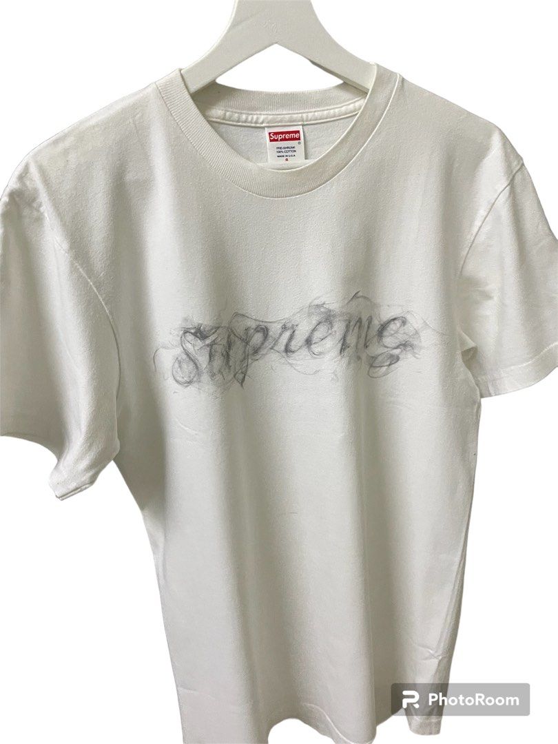 Supreme smoke tee white shop
