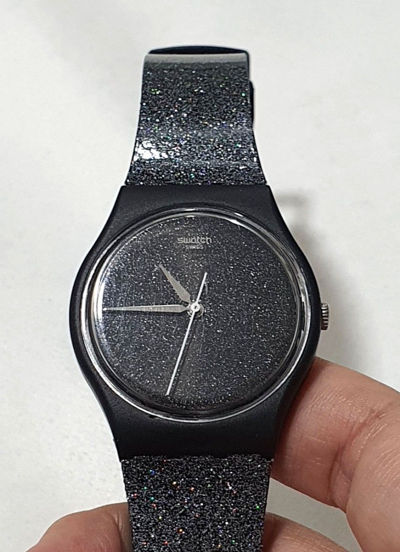 Black sparkle watch store