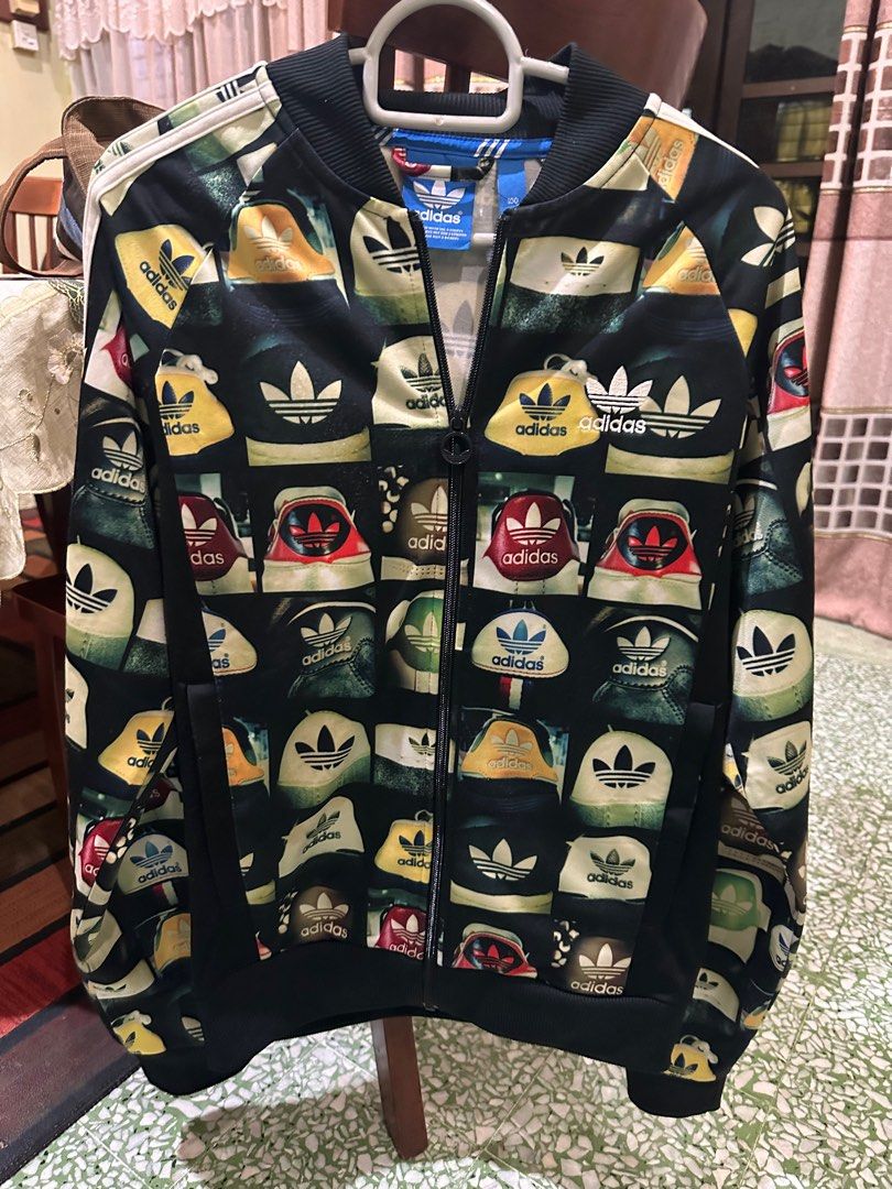 Sweater jaket adidas original Men s Fashion Tops Sets Tshirts Polo Shirts on Carousell