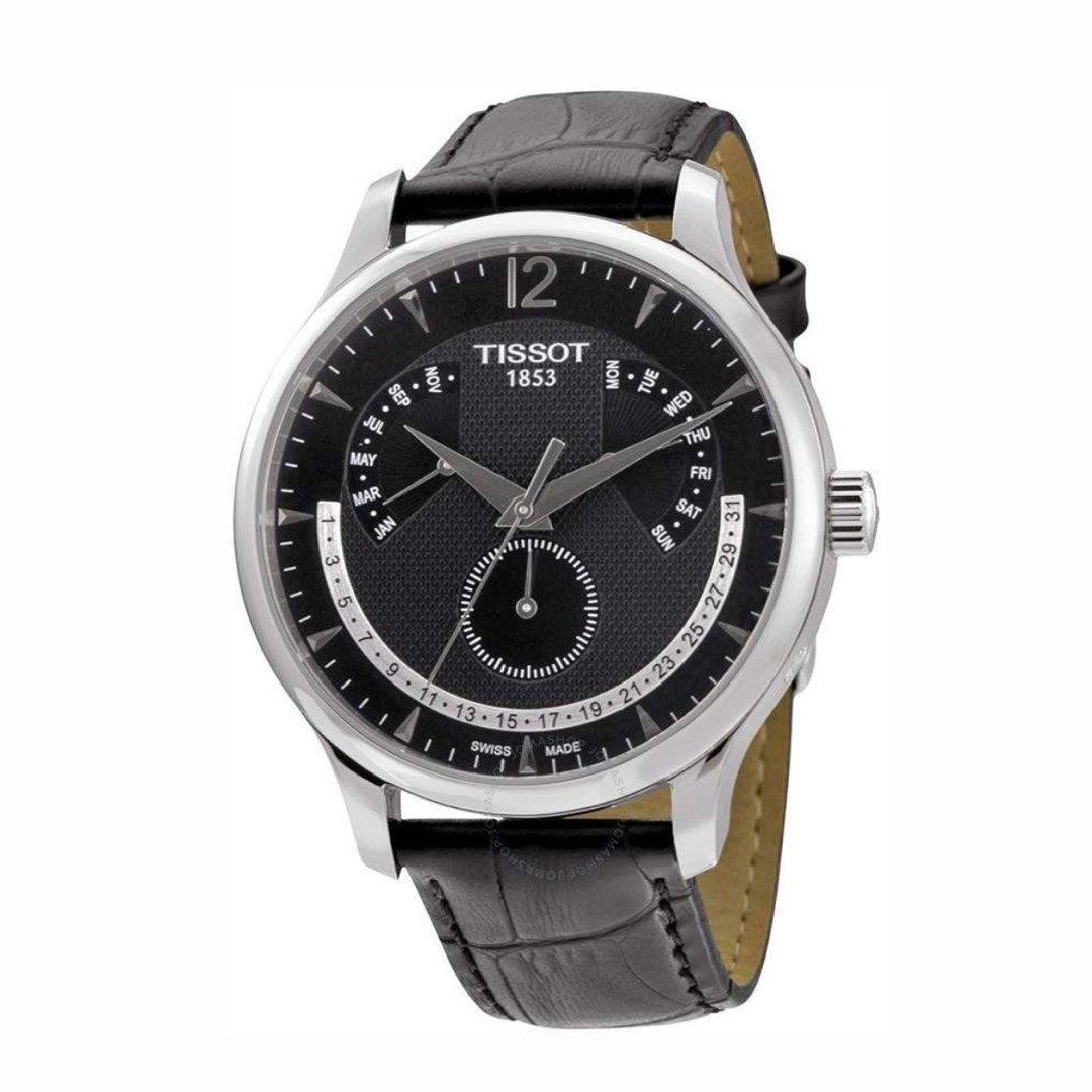 TISSOT Tradition Perpetual Calendar Watch T063637 A Men s Fashion Watches Accessories Watches on Carousell
