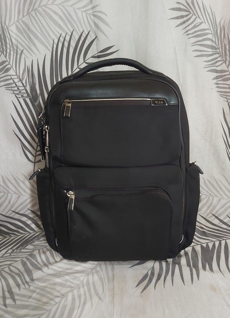 nwt authentic tumi halle backpack voyageur blac NEW TUMI Halle Backpack -Nylon Business Travel 14.5inch -Voyageur Authentic