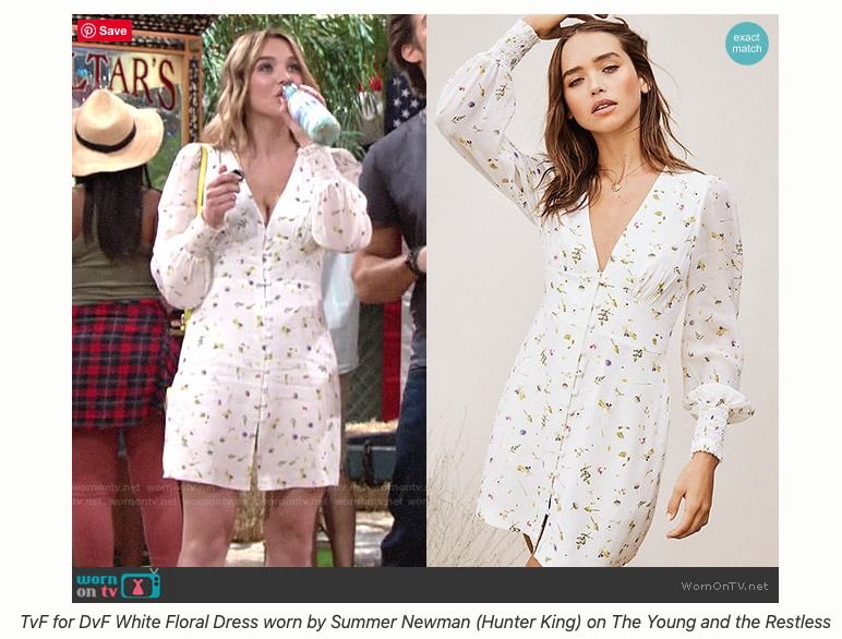 TVF for DVF Rosemary Crepe Mini Floral Sun Dress Long Sleeved