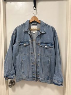 Vintage MONKI靚色oversize牛仔外套64238419550978110