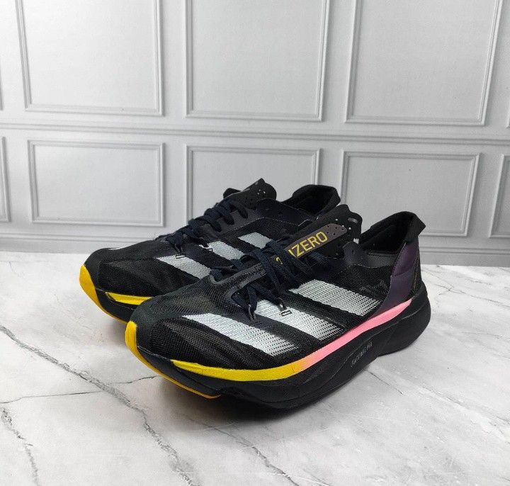 Adidas black rainbow shoes clearance