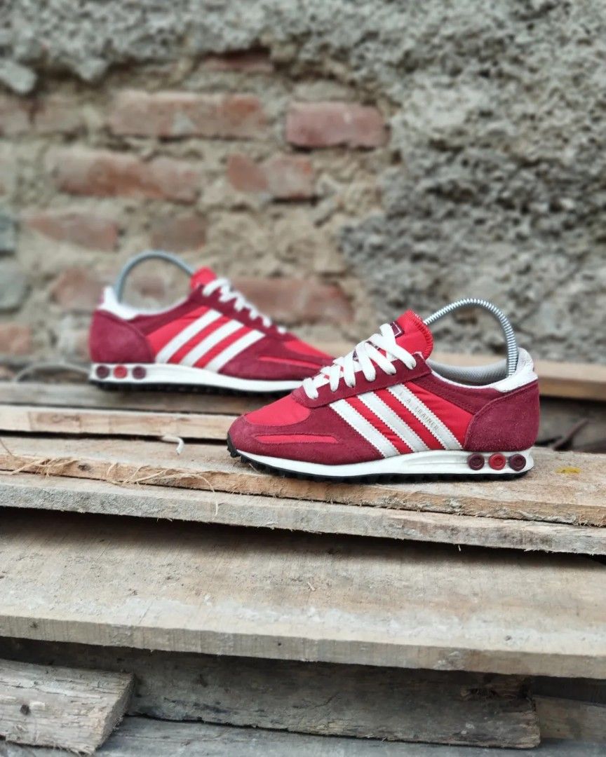 Sepatu adidas la trainer merah cheap