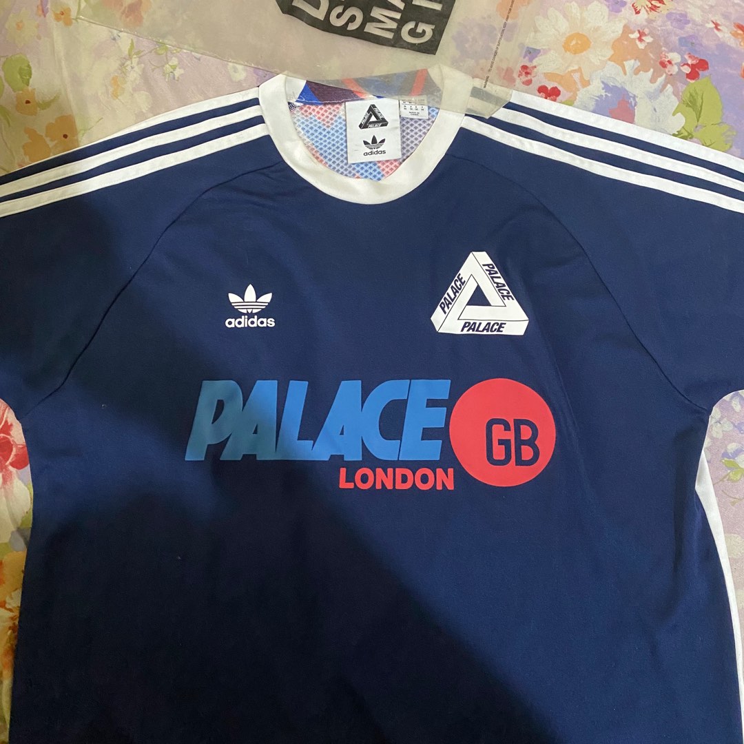Adidas Palace Jersey 2016, Fesyen Pria, Pakaian Atasan di Carousell