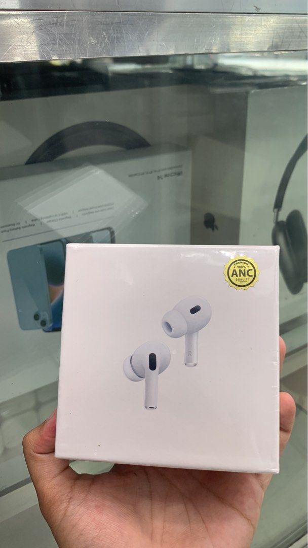 Airpods pro 2 with noise Active cancellation (Category: Headphones & Headsets) located in Manila. Submitted by laleeyah (Listing ID 1321475069, Image 1). Description: ON HAND AIRPODS PRO 2 🎧 📦COD (Same Day Delivery) or COP via LBC Inclusions: Paper bag, Box, Manual, Lightning to Type-C cable, extra buds tip, and Free Silicone Case Specs: ✅Spatial Audio ✅Siri Activated ✅Proximity Ear Sensor ✅Tap Sensor ✅Customizable Name ✅works with Find My ✅wit