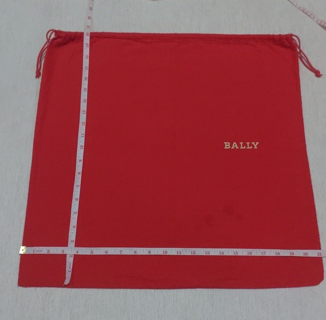 Authentic Bally dust bag 20x21 inches (Category: Luxury Bags & Wallets) located in Manila. Submitted by jfluxury.co (Listing ID 1321455487, Image 3). Description: excellent condition no flaws bought in Japan 🇯🇵 💯% Authentic. 😊 Money back guarantee. 😊 Clean and ready to use na po.