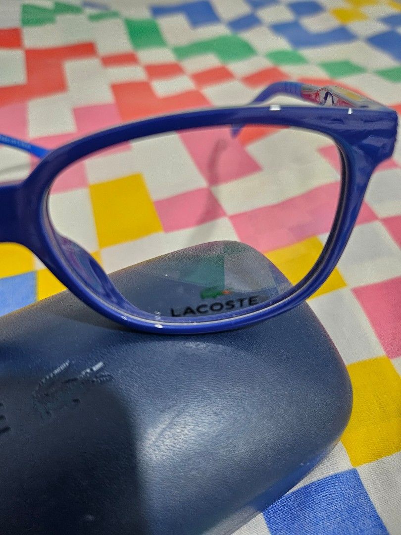 Authentic Lacoste Eyeglasses frame for kids (Category: Babies & Kids Fashion) located in Paranaque City. Submitted by macadamia31 (Listing ID 1321310746, Image 2). Description: .
