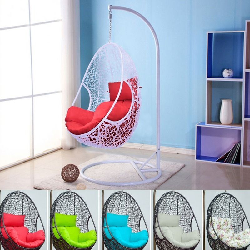 Available NEW Swing Chair PE Rattan Chair Black White Wholesale Price Furniture Home Living Furniture Chairs on Carousell