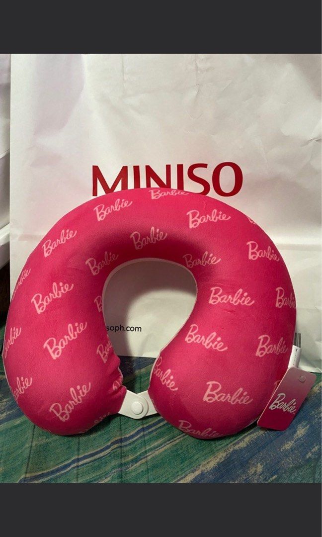Barbie Neck Pillow Furniture Home Living Home Improvement Organization Home Improvement Tools Accessories on Carousell