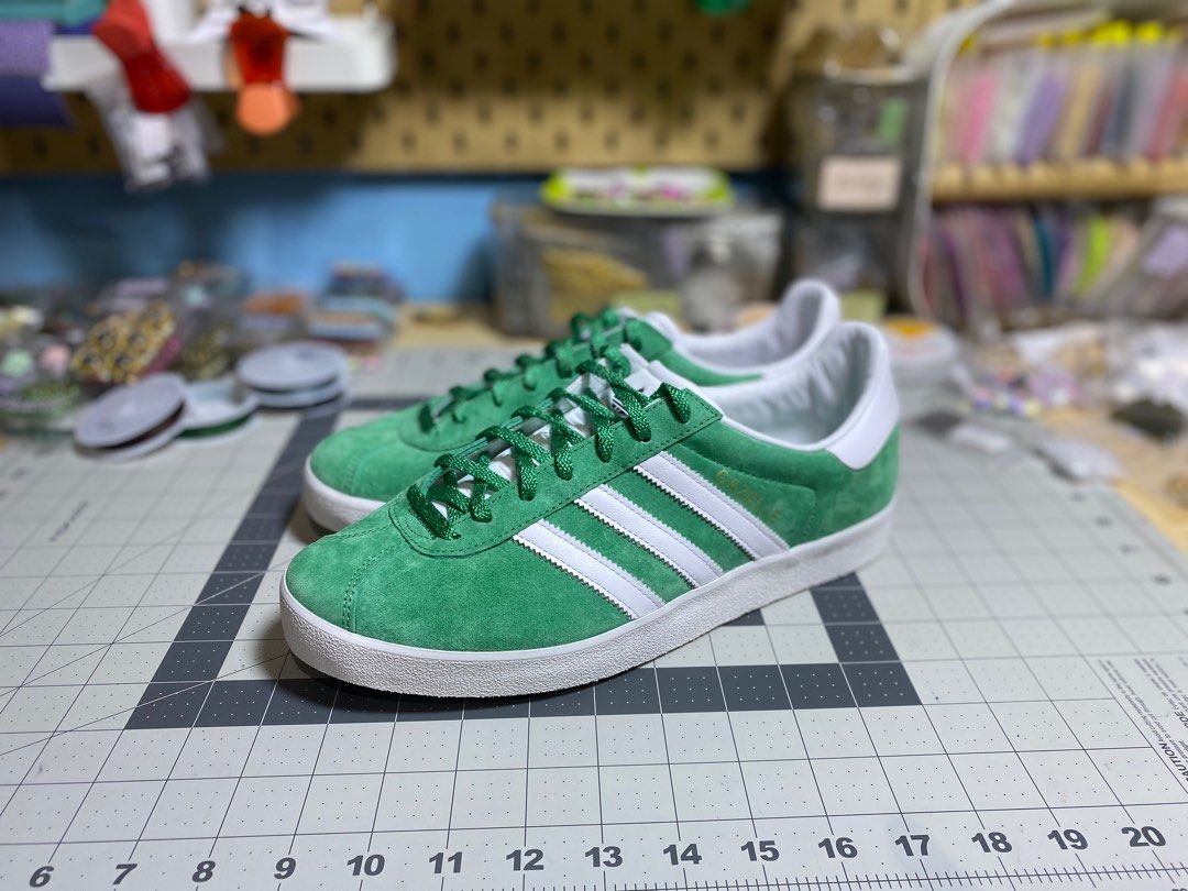 BNIB Adidas Gazelle 85 Vintage Green US10 M Men s Fashion Footwear Sneakers on Carousell
