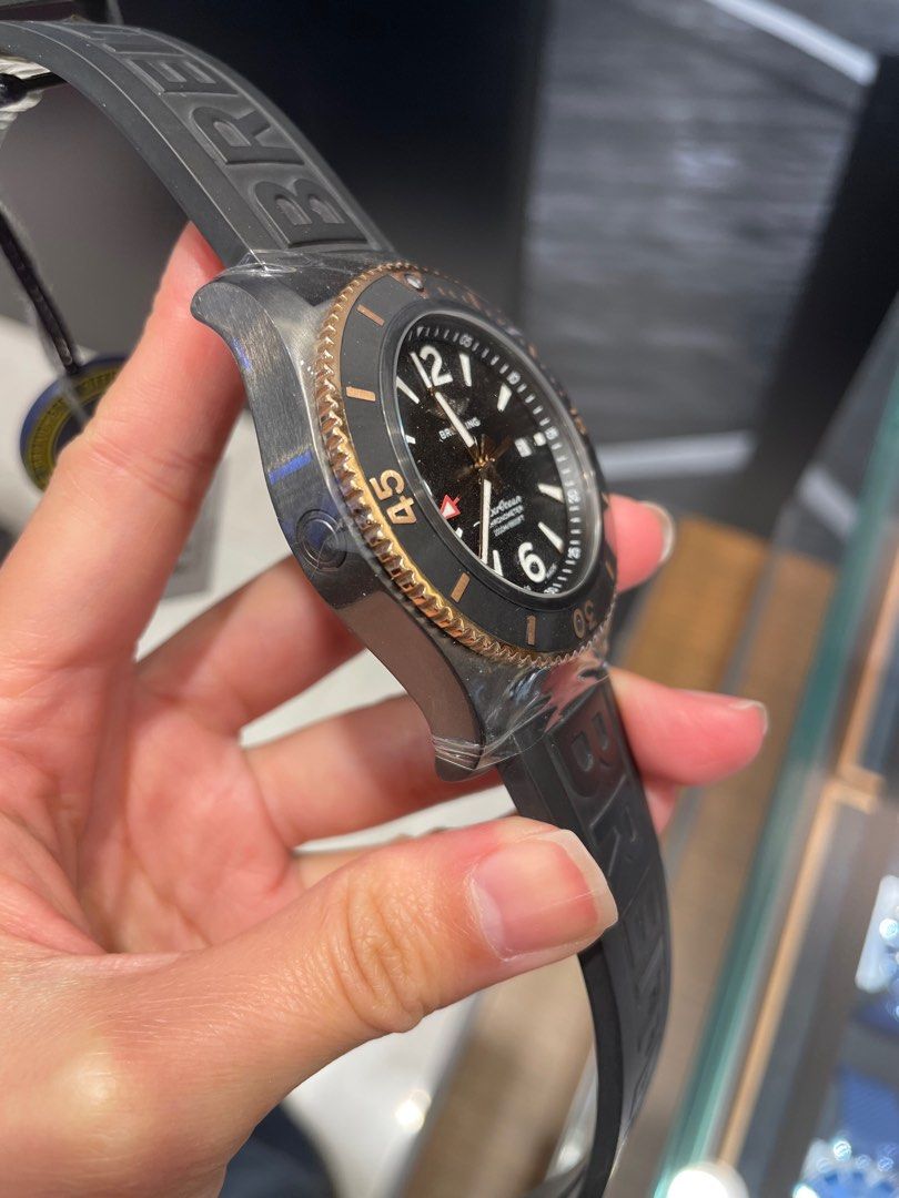 Rubber Strap Breitling U17368221b1s1 Breitling Superocean Steel