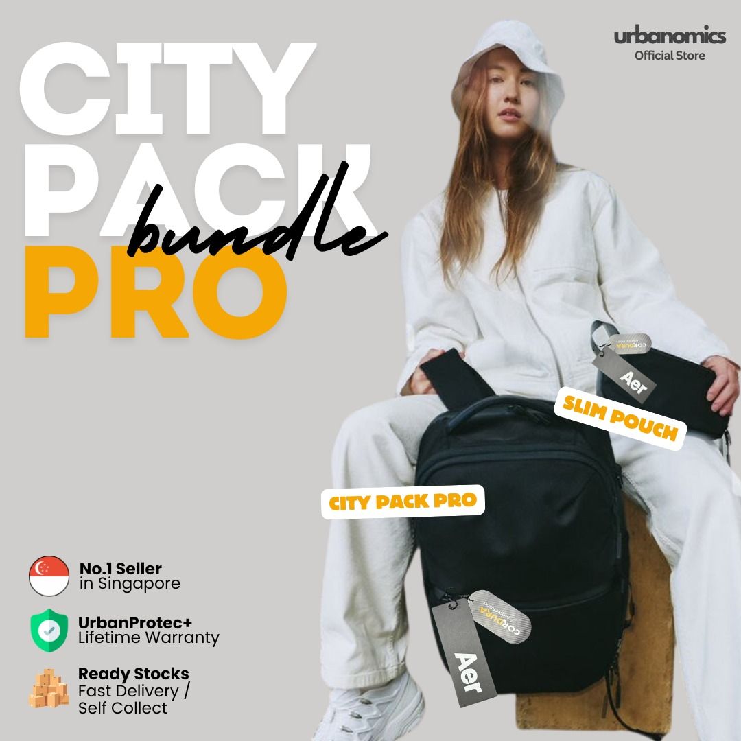 BUNDLE SALE AER City Pack Pro with Slim Pouch in 1680D Cordura