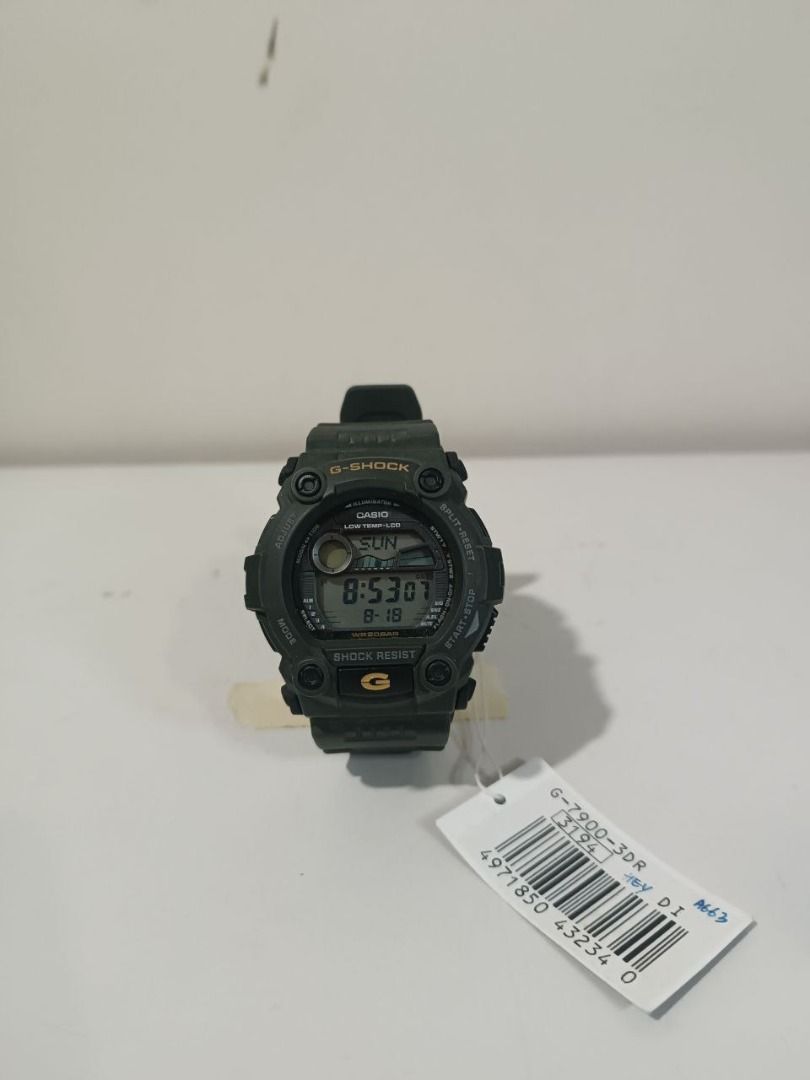 Casio G Shock G7900 3DR Mat Moto Hijau