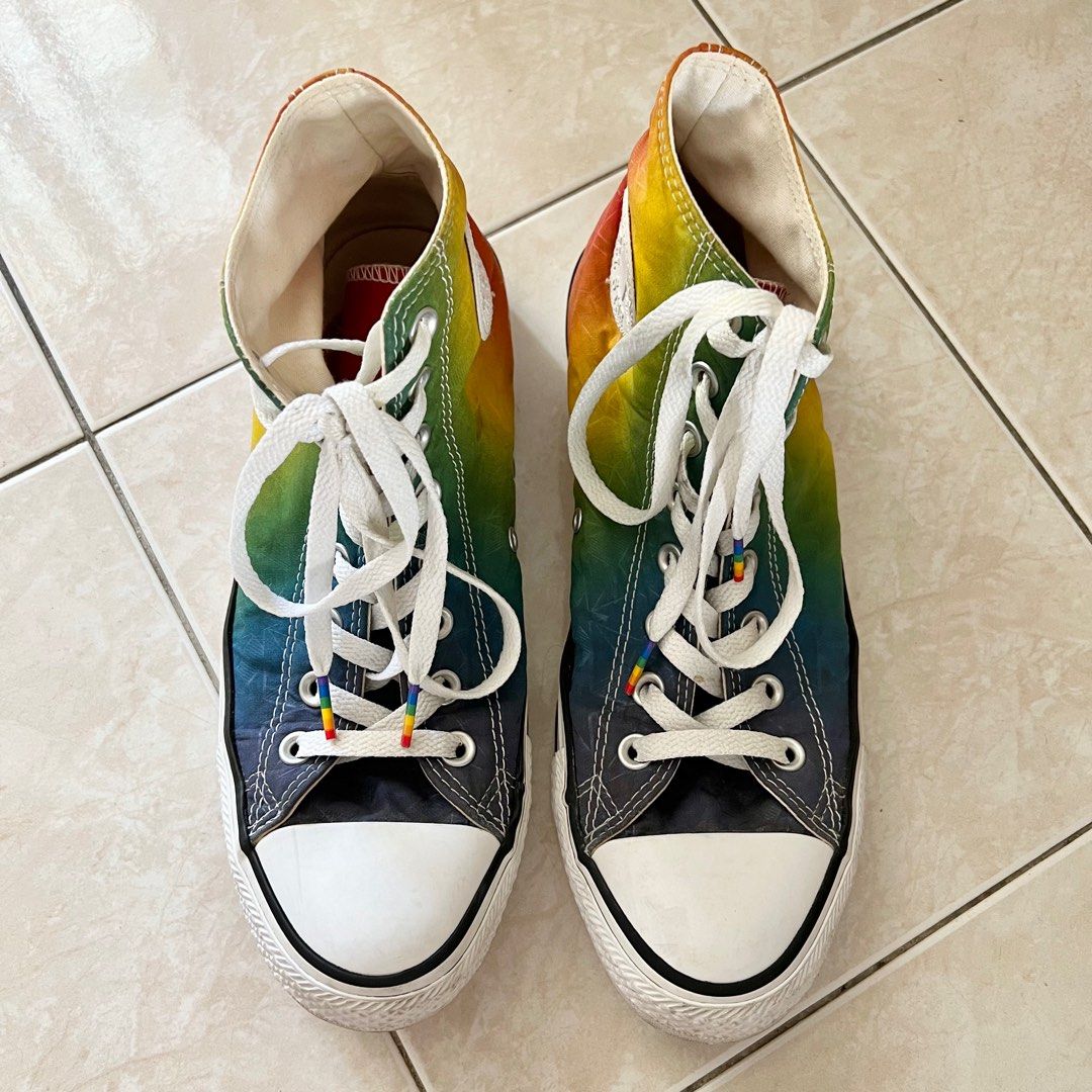 CONVERSE Multicolour Rainbow Chuck Taylor All Star Sneakers Men s Fashion Footwear Sneakers on Carousell
