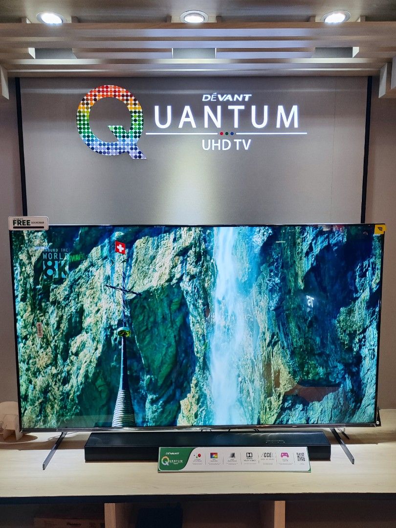 📍DEVANT UHD 4K QUANTUM SMART TV BRAND NEW (Category: TV) located in Makati City. Submitted by jayann. (Listing ID 1321338788, Image 2). Description: 📍DEVANT UHD 4K QUANTUM SMART TV BRAND NEW 🚩SMART WEB OS 32STW101 32" 9,600 43STW101 43" 13,700 FREE BT SPEAKER 🚩UHD/4K SMART DIGITAL TV W/ HDR 43UHD205 43" 15,700 50UHD205 50" 17,600 55UHD205 55" 22,400 FREE SB-50 65UHD205 65 " 30,500 FREE SB-50 75UHD205 75" 46,000 🚩UHD 4K SMART WEB OS TV 55UHW2
