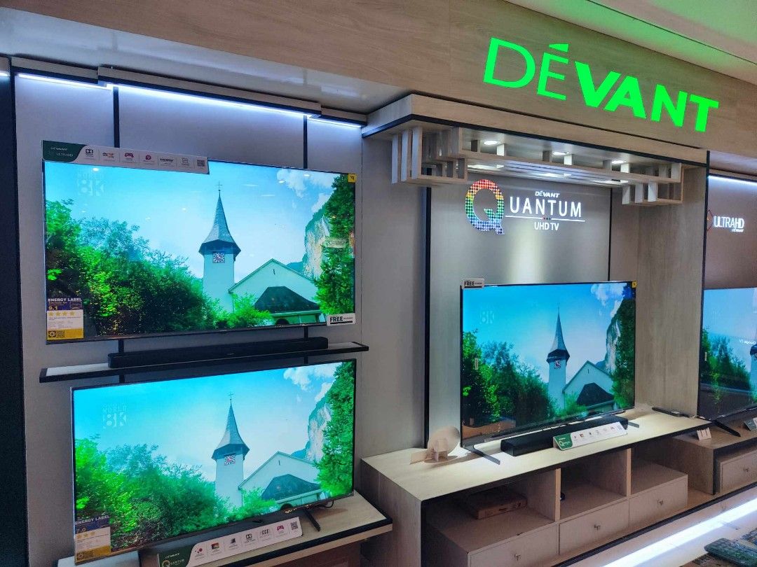 DEVANT UHD 4K QUANTUM SMART TV BRAND NEW (Category: TV) located in Makati City. Submitted by jmpaner (Listing ID 1321391749, Image 1). Description: DEVANT UHD 4K QUANTUM SMART TV BRAND NEW 🚩SMART WEB OS 32STW101 32" 9,600 43STW101 43" 13,700 FREE BT SPEAKER 🚩UHD/4K SMART DIGITAL TV W/ HDR 43UHD205 43" 15,700 50UHD205 50" 17,600 55UHD205 55" 22,400 FREE SB-50 65UHD205 65 " 30,500 FREE SB-50 75UHD205 75" 46,000 🚩UHD 4K SMART WEB OS TV 55UHW201 5