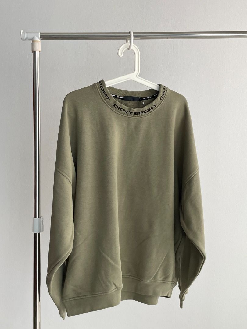 DKNY Sport Green Sweatshirt Jumper