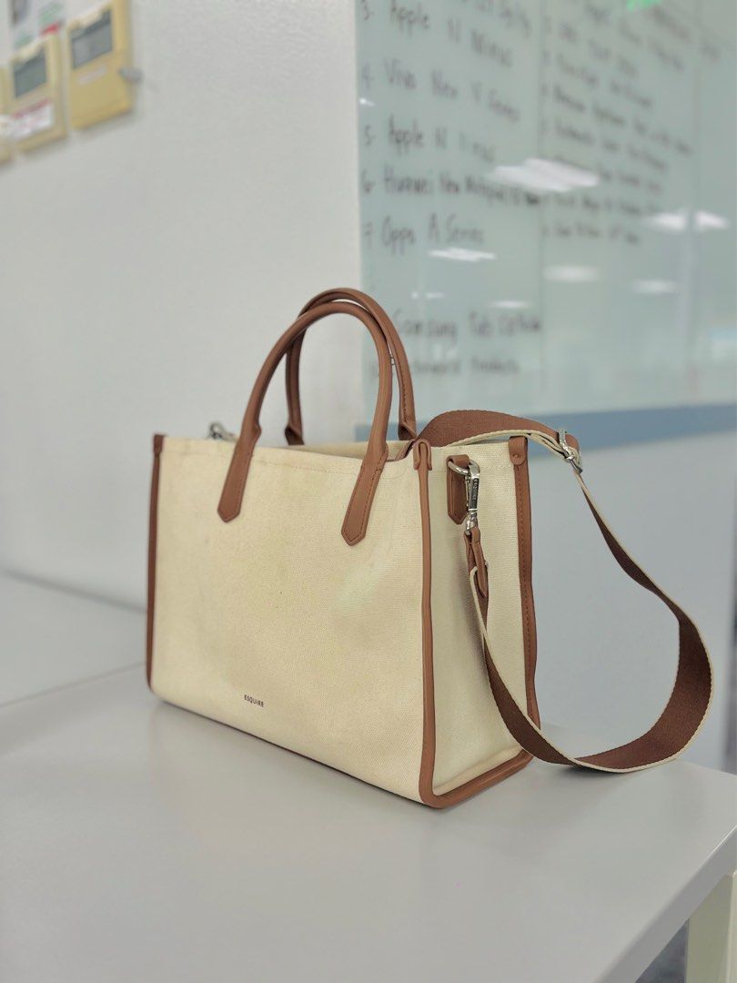 Canvas bag leather new arrivals