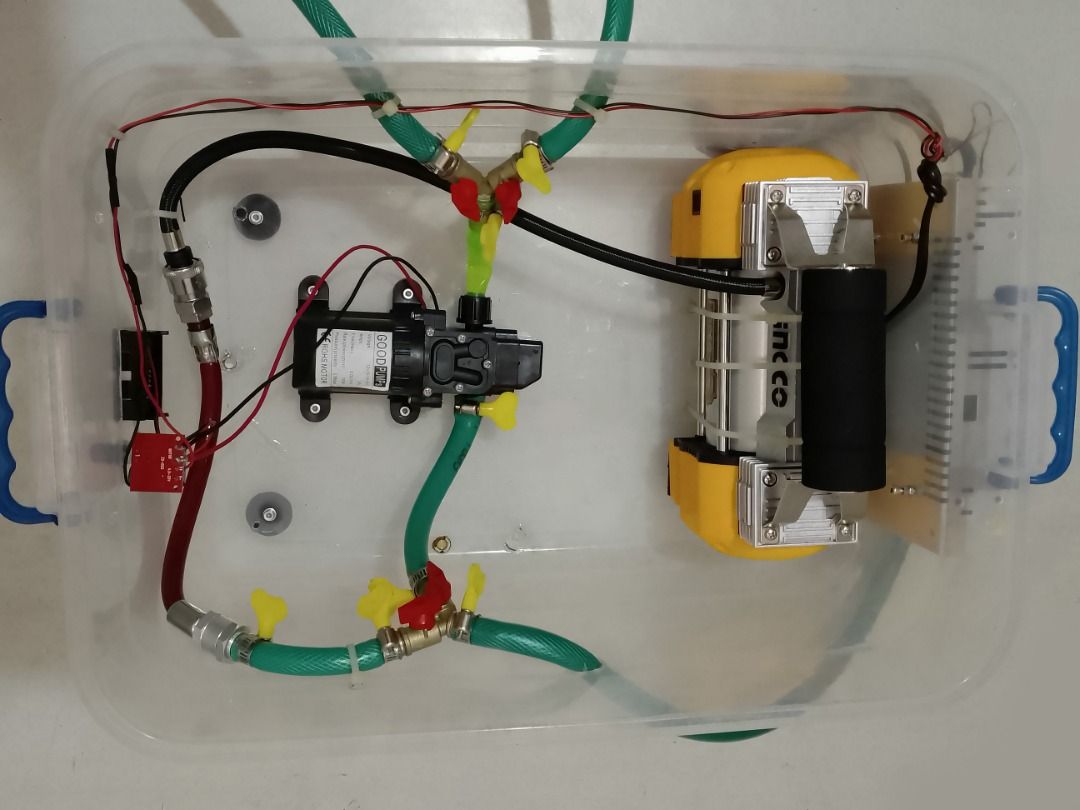 FOAMING VENDO MACHINE with 12V COMPRESSOR and PISONET TIMER (2-IN-1 ...