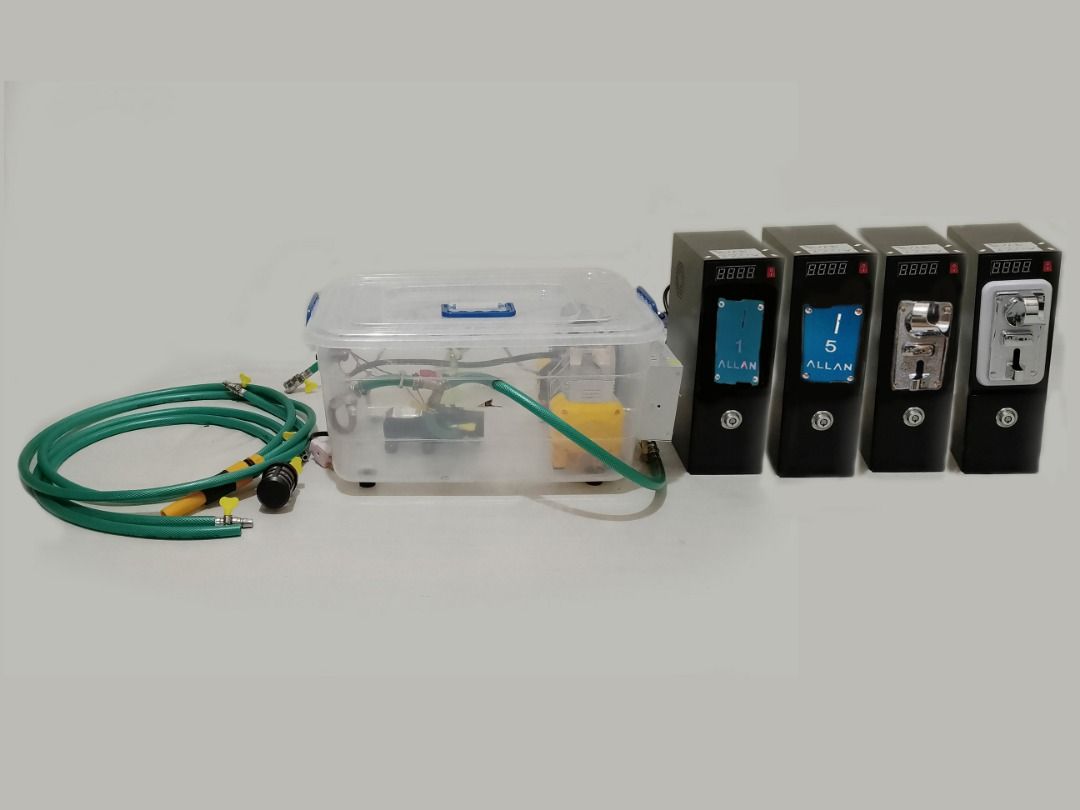 FOAMING VENDO MACHINE with 12V COMPRESSOR and PISONET TIMER (2-IN-1) COMPLETE SET, READY TO USE (Category: Electrical, Adaptors & Sockets) located in Quezon City. Submitted by besteinpc (Listing ID 1321333715, Image 1). Description: FOAMING VENDO MACHINE with 12V COMPRESSOR and PISONET TIMER (2-IN-1) COMPLETE SET, READY TO USE FEATURES: VARIATION: 👉a. PISO 1-COINSLOT 👉b. LIMA 5-COINSLOT 👉c. NON-LED UNIVERSAL COINSLOT 👉d. RGB COLOR UNIVERSAL C