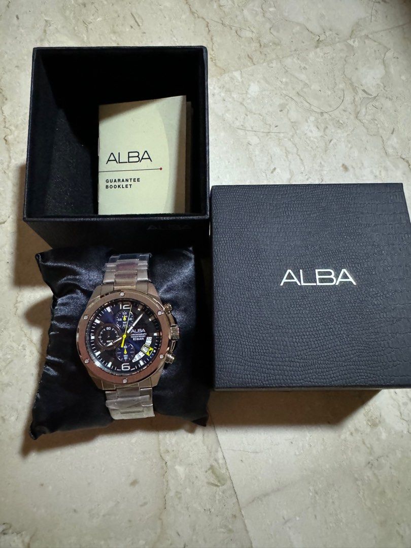 Free Delivery Alba Chronograph Watch Water Resist 10 Bar