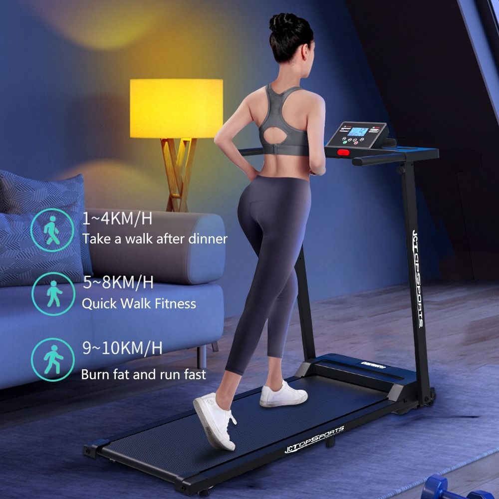 FREE DELIVERY Full Folding Electric treadmill 2.5HP TREADMILL 10km h Running Walking Machine Home Gym Sports Exercise