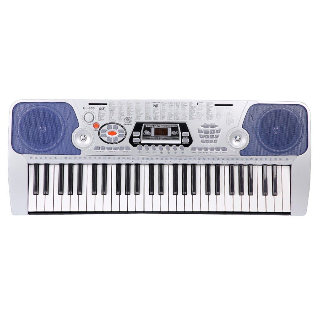 GL-888 Piano Keyboard (BRANDNEW) (Category: Other Audio Equipment) located in Makati City. Submitted by qchezka (Listing ID 1321418413, Image 2). Description: see pictures for details 3500 - piano 500 - piano stand ₱3,800 all in.. with box, manual, music guide, charger LOC: Vista Verde, Cainta.