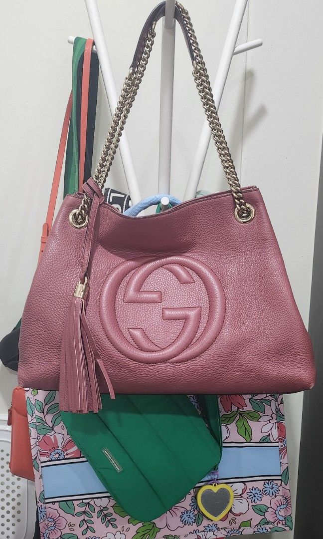 Gucci SOHO Dusty Rose Luxury Bags Wallets on Carousell