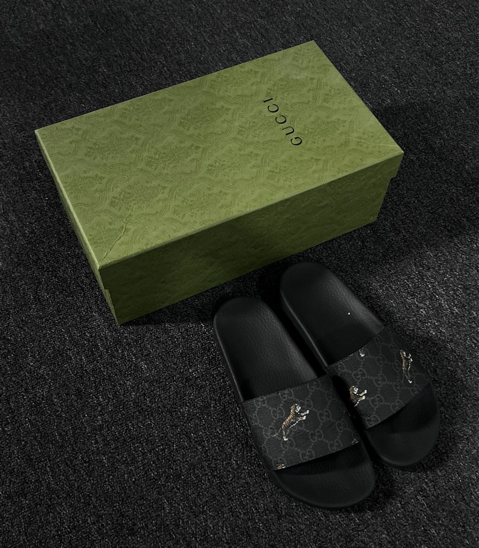 Gucci sandals tiger sale