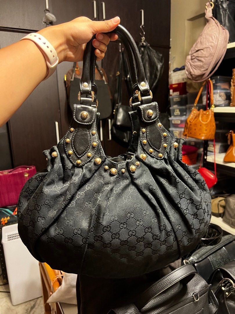 Studded hobo bag online
