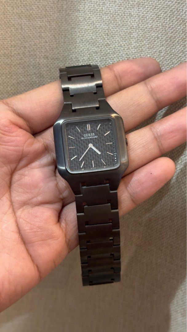 Homage dupe Cart r Sandoz Guess Microsteel All Black Barang Mewah Jam Tangan di Carousell