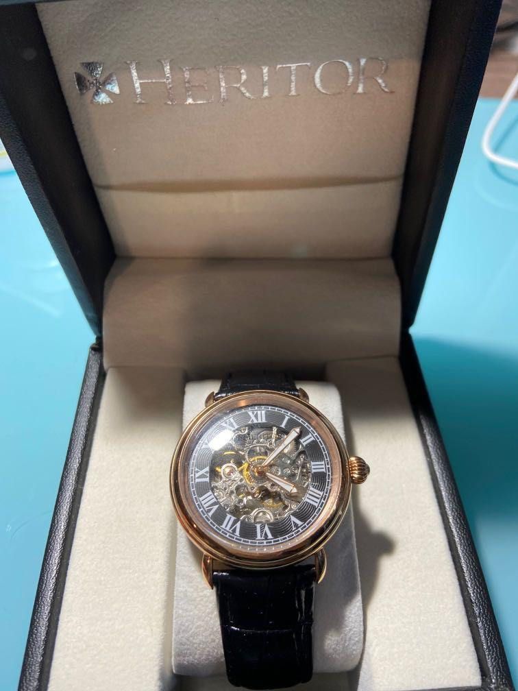 Heritor automatic skeleton watch online