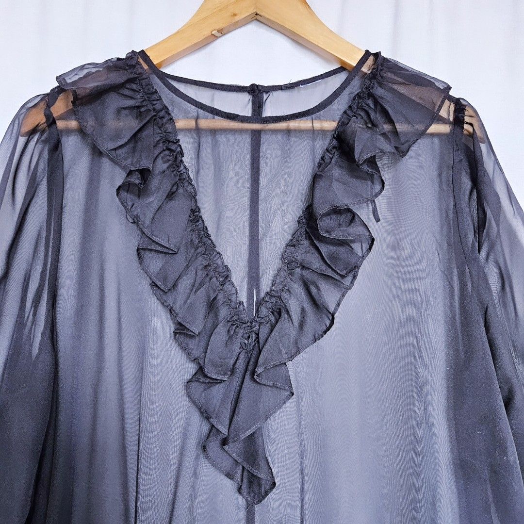 H&M BLACK SHEER DRESS, Women's Fashion, Dresses & Sets, Dresses on Carousell H&M BLACK SHEER DRESS, Women's Fashion, Dresses & Sets, Dresses on Carousell