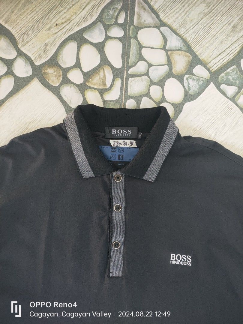 HUGO BOSS (Category: Activewear) located in Tuguegarao City. Submitted by sorianoalv71609 (Listing ID 1321381166, Image 3). Description: HUGO BOSS XL TO XXL 23 By 31.5 EXCELLENT TO NEW SANA COLOR RATE: 9.5/10 ISSUE : PINHOLE ( PARANG KAGAT NG LANGGAM.