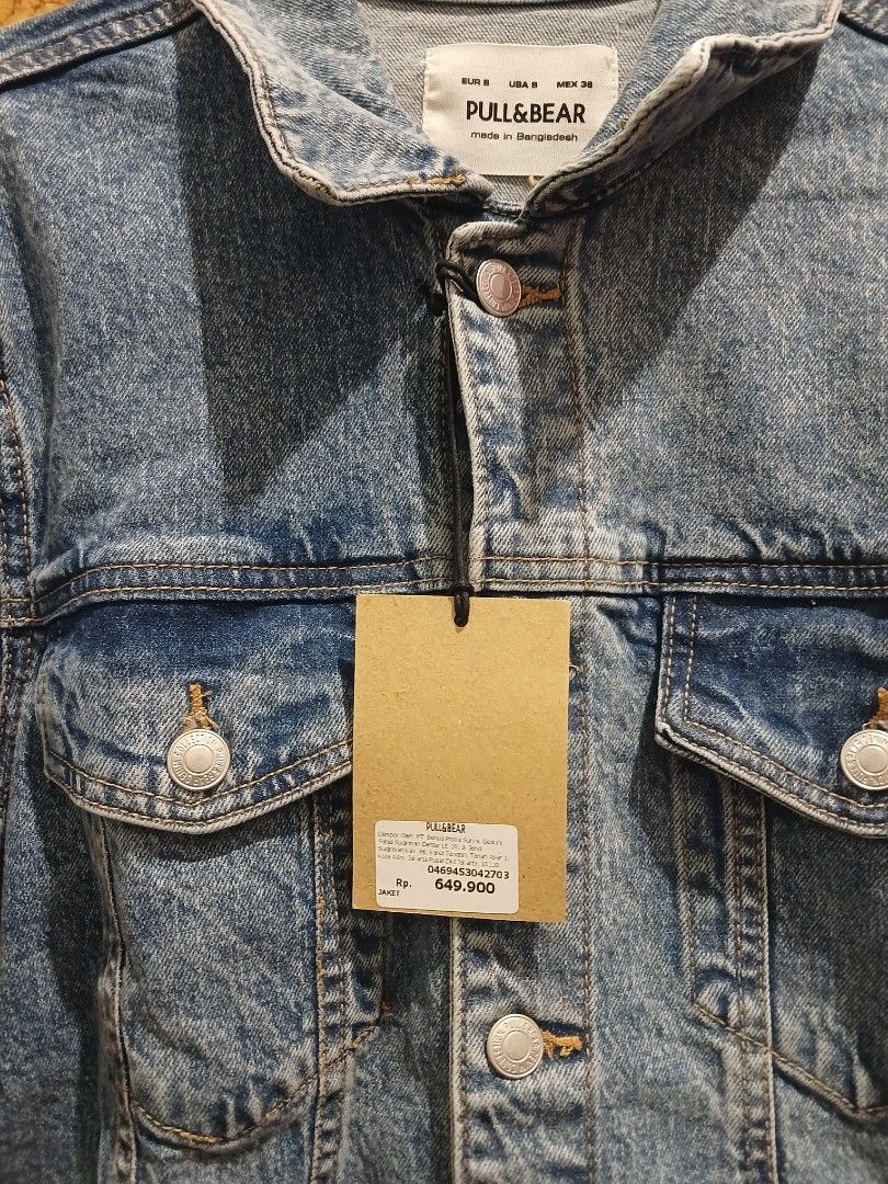 Jaket denim pull & bear online