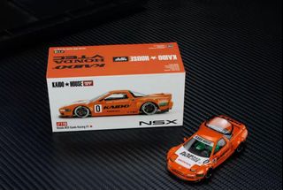 Voiture Miniature Mini GT Honda NSX Kaido Racing Orange - échelle 1/64 - édition Limitée