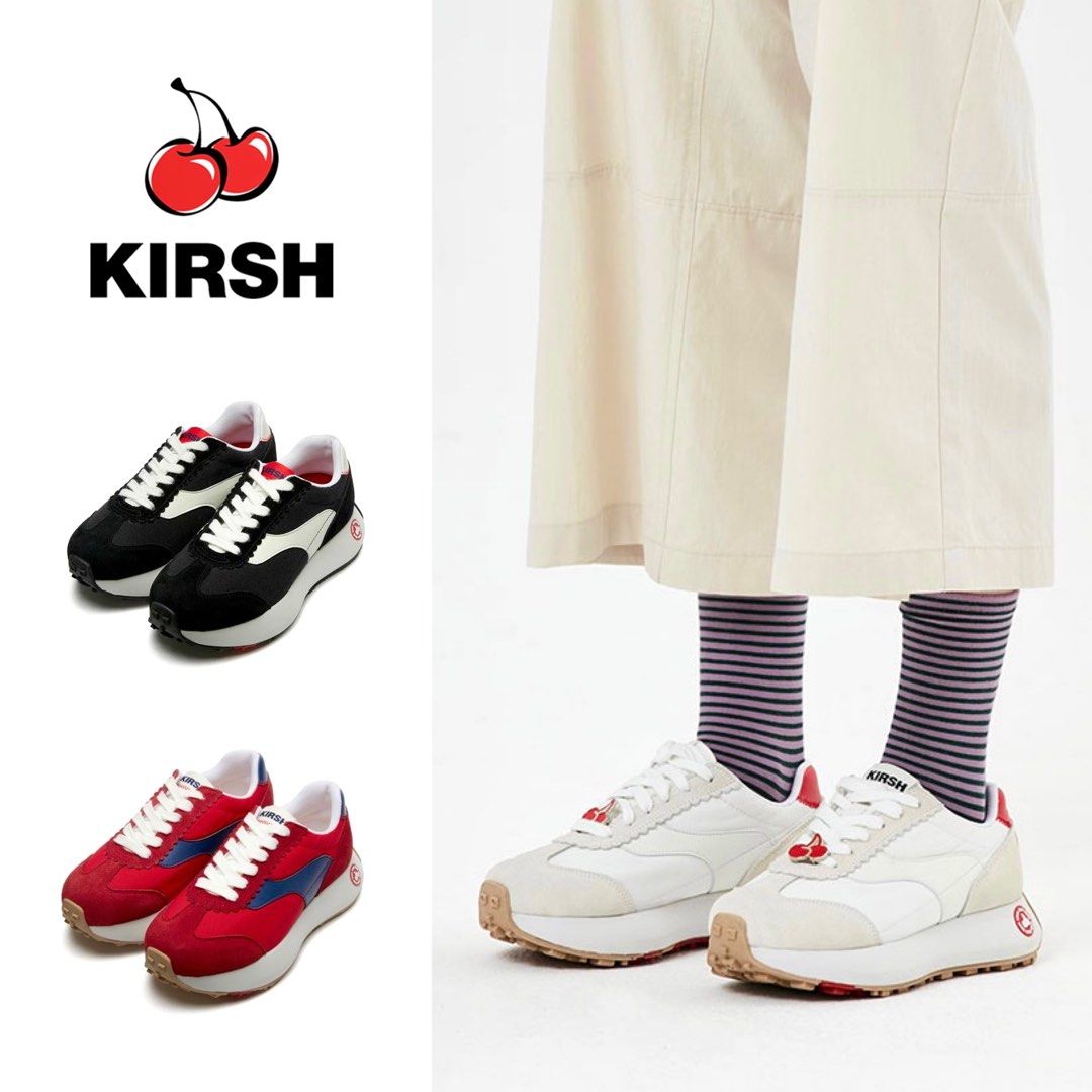 KIRSH》Shoes Jogger Platform Sneakers (cream white) streetwear