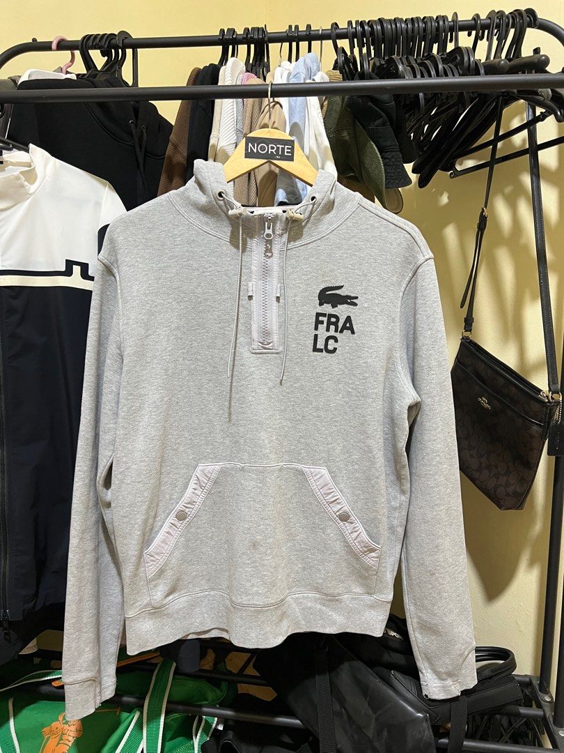 Lacoste half zip hoodie best sale