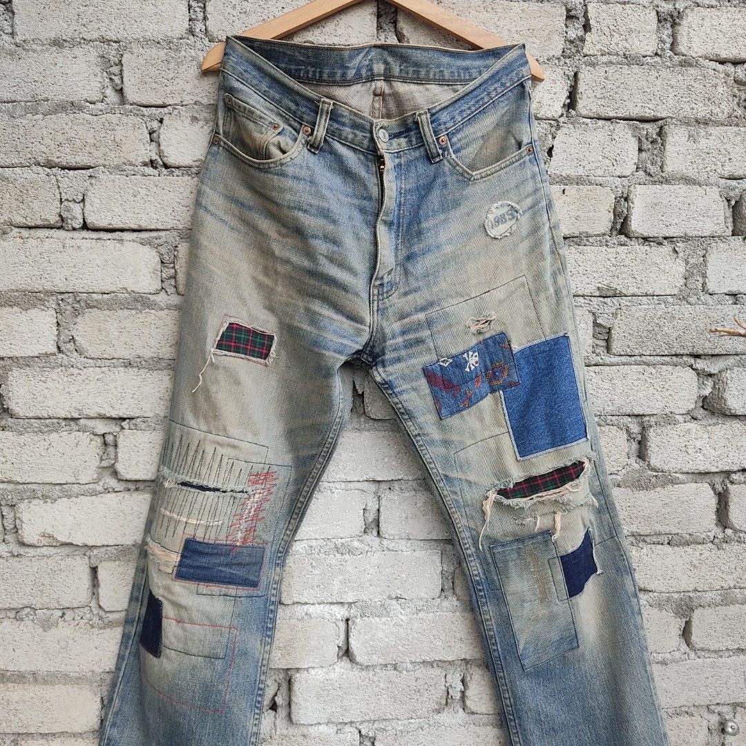 Levis 533 x Custom Made Grunge Straight Cut 35x41
