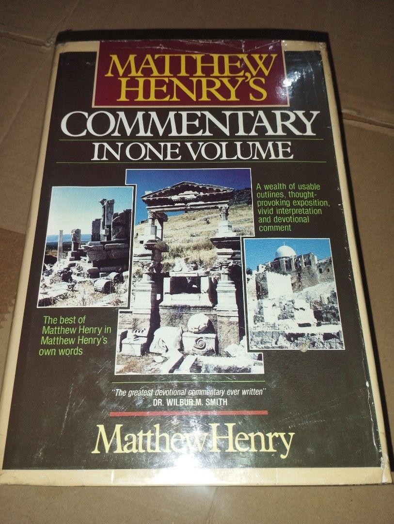 Matthew Henry's Commentary in one volume (Category: Religion Books) located in Manila. Submitted by biblia (Listing ID 1321441472, Image 1). Description: .