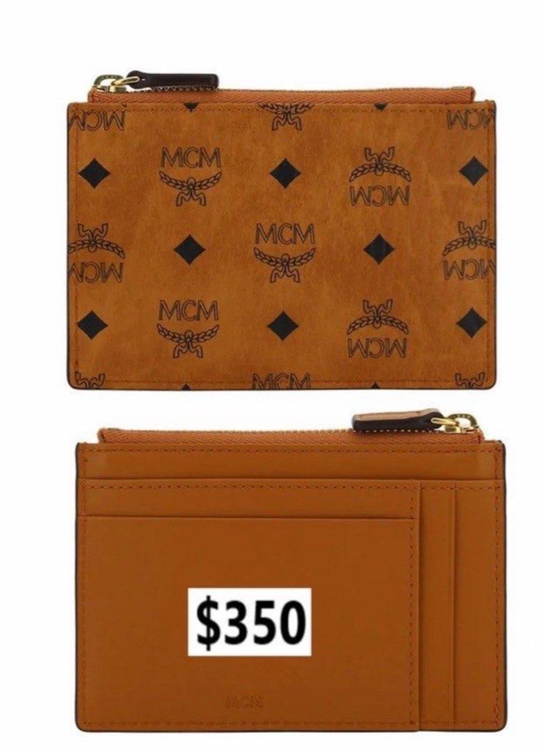 MCM card and coin holder, Luxury, Bags Wallets on Carousell