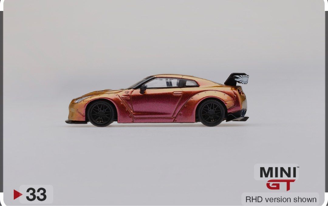 MINI GT NO 33 LB WORKS Nissan GT-R GTR R35 Magic Bronze MINIGT
