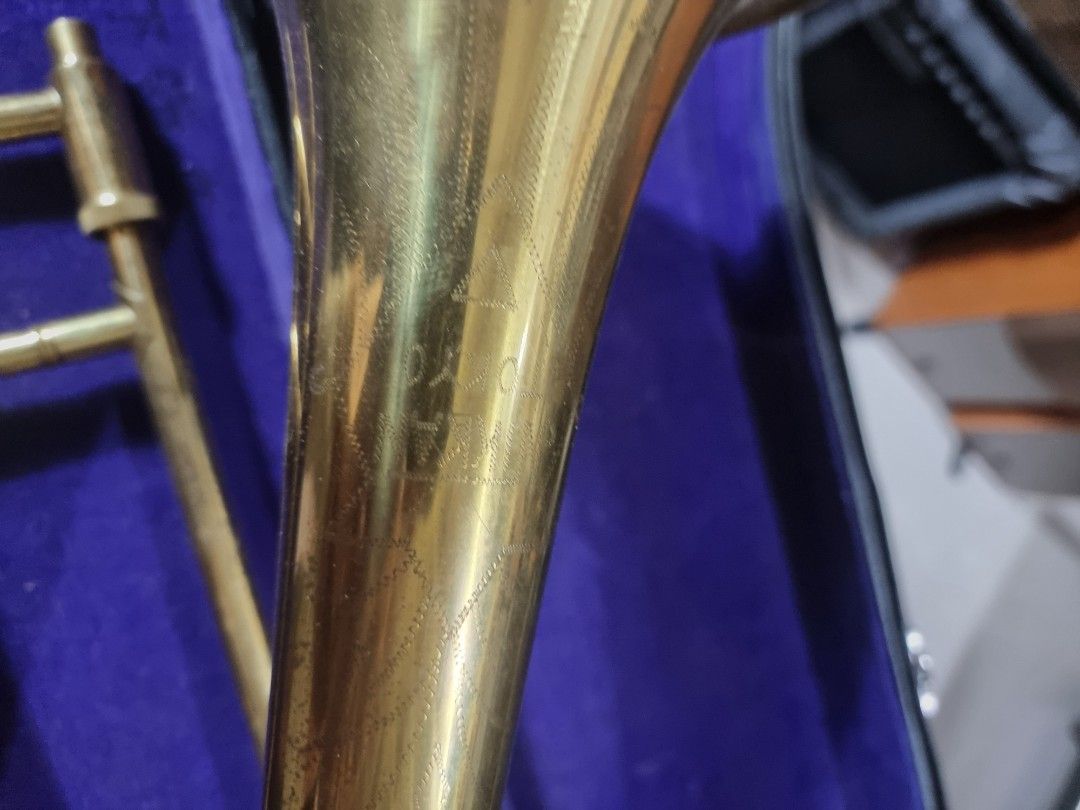 Nikkan trombone (Category: Musical Instruments) located in Binan City. Submitted by jamrock.music (Listing ID 1321314818, Image 2). Description: good working condition 2ndhand used from japan.