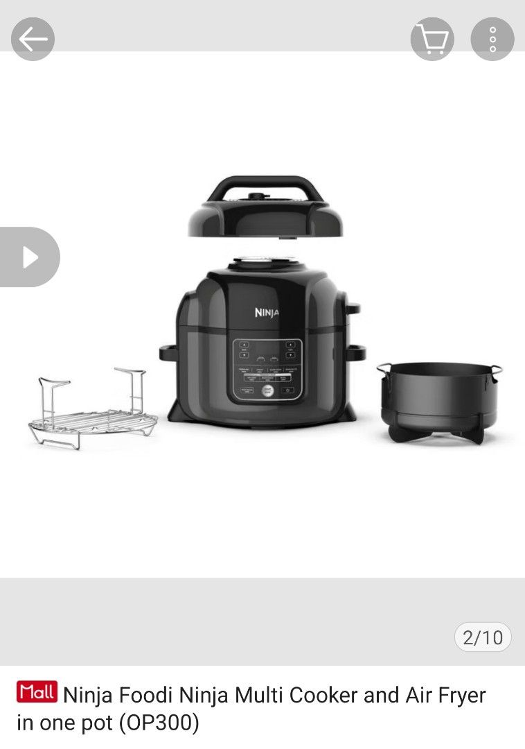 Ninja Foodi Ninja Multi Cooker and Air Fryer in one pot OP300