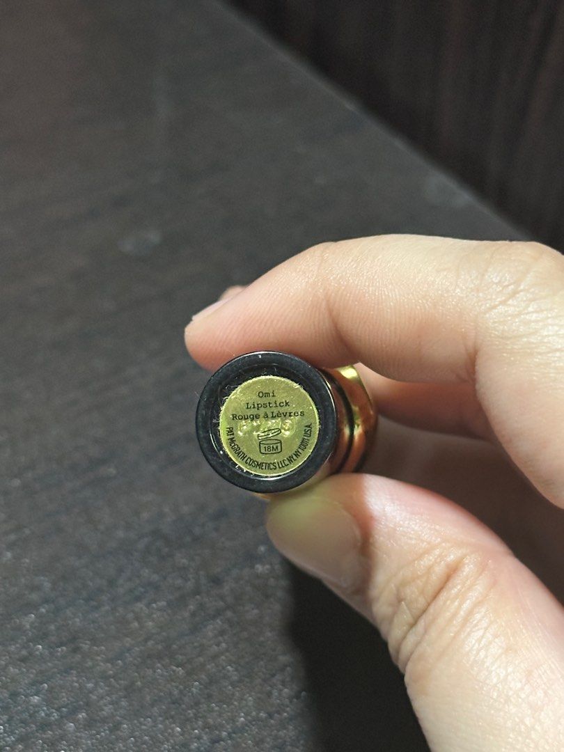 Pat McGrath Labs Mini Lipstick in Omi (Category: Makeup) located in Quezon City. Submitted by ianatee (Listing ID 1321460690, Image 2). Description: MINI lipstick Used once only Rfs: not into bullet lipstick anymore.