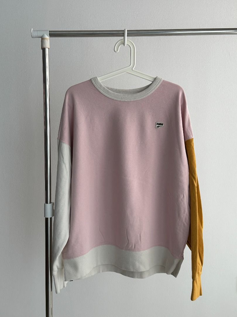 Puma color block sweatshirt new arrivals