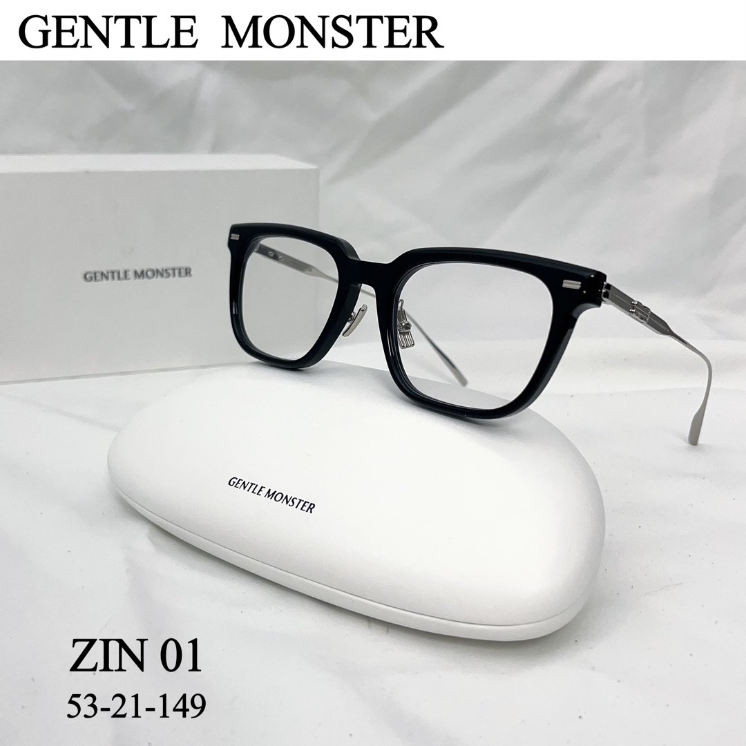 Ready Stock) ZIN 01 | Gentle Monster Glasses (Unisex) | Black